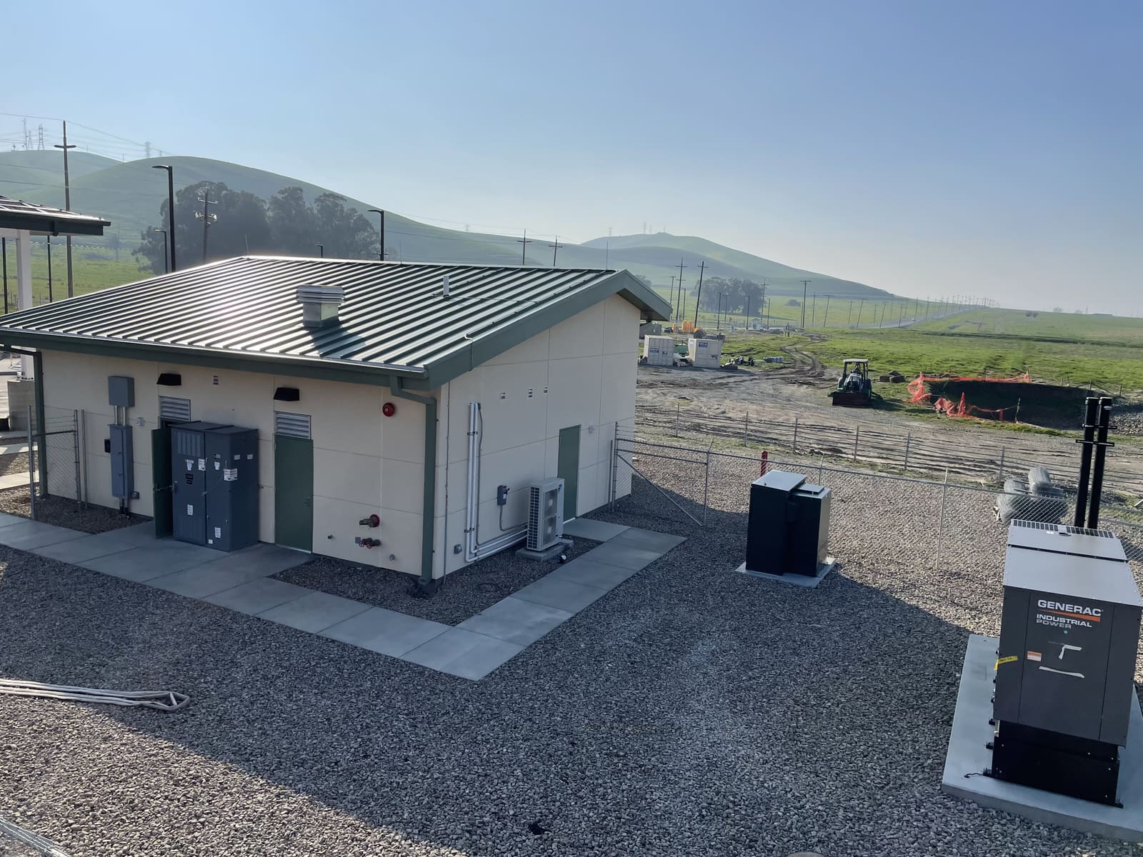 On-site at a commercial project