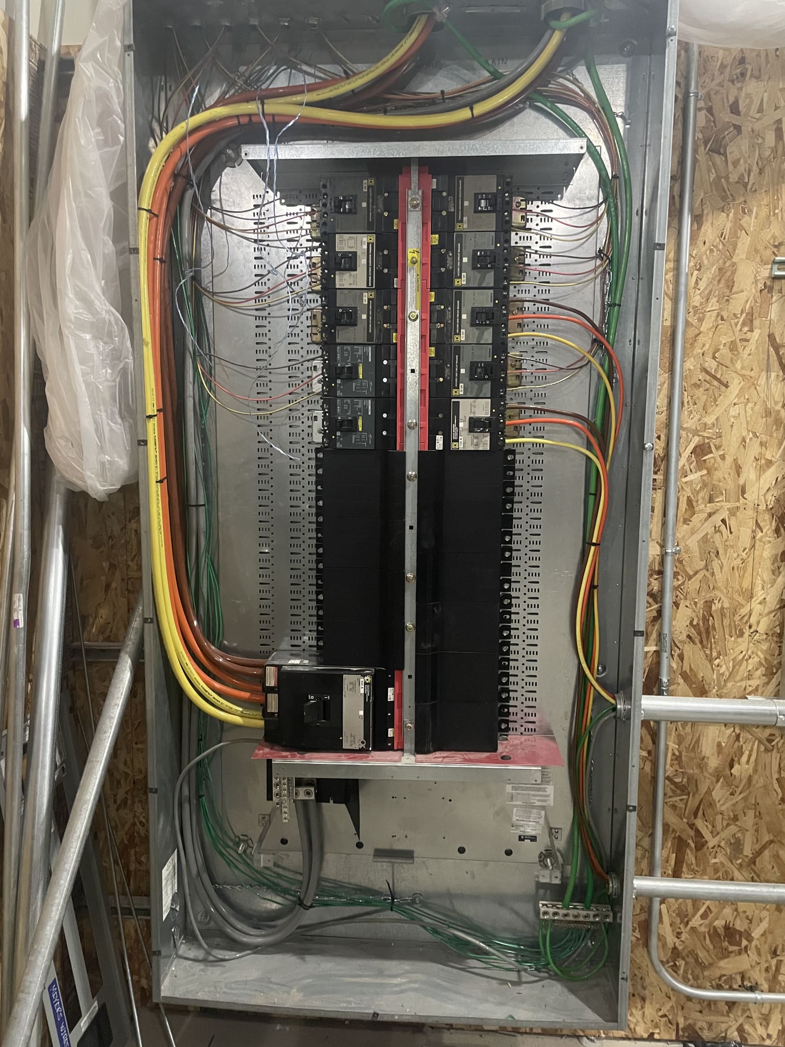 Sub-panel installation